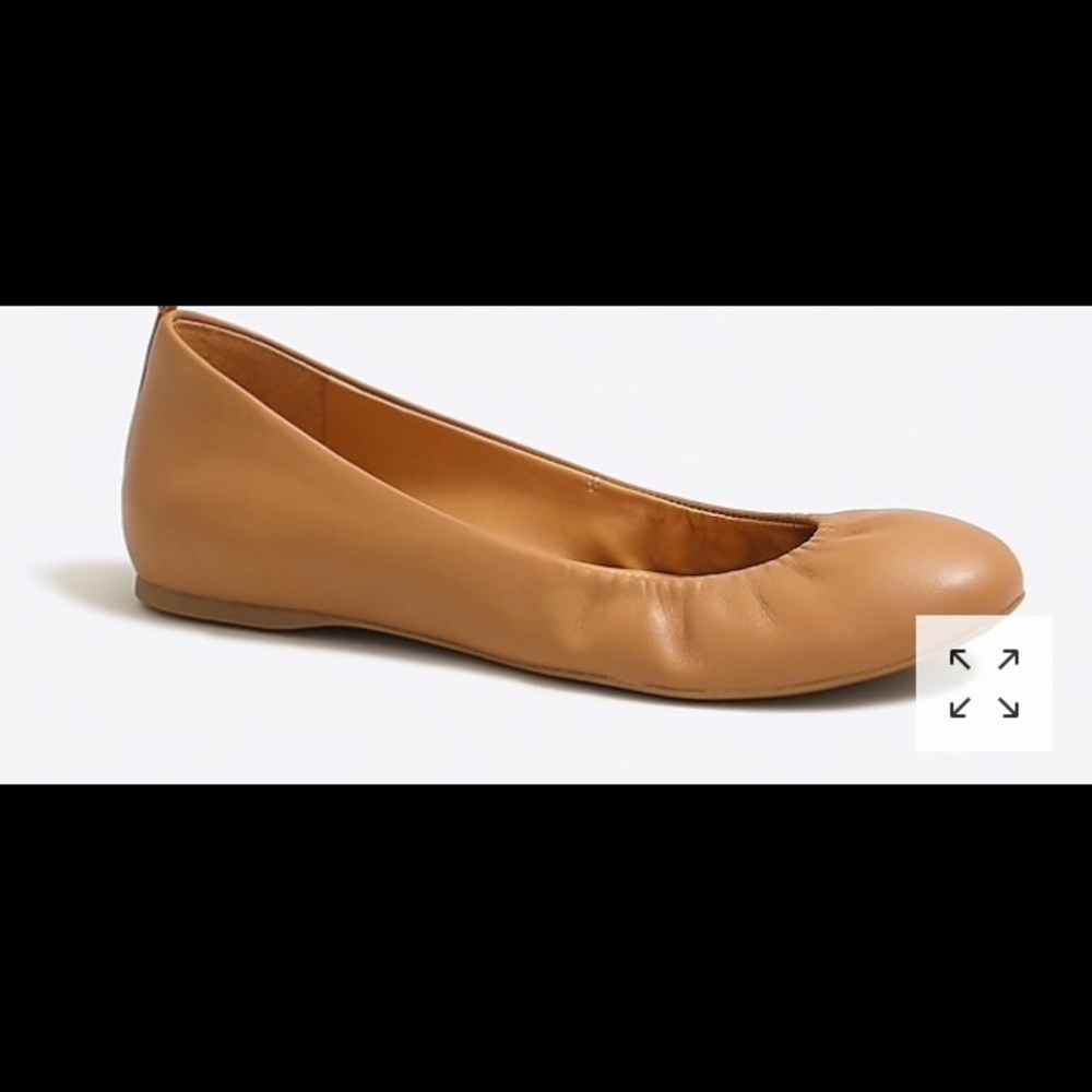 J.Crew Cece leather ballet flats